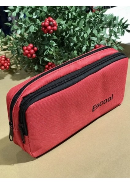 Çift Bölmeli Kalem Kutusu – Pratik ve Şık, 21X11 cm