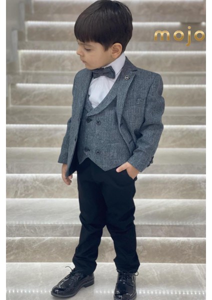 Erkek Çocuk Spor Yelekli Takım 20273 Gri fırsatları