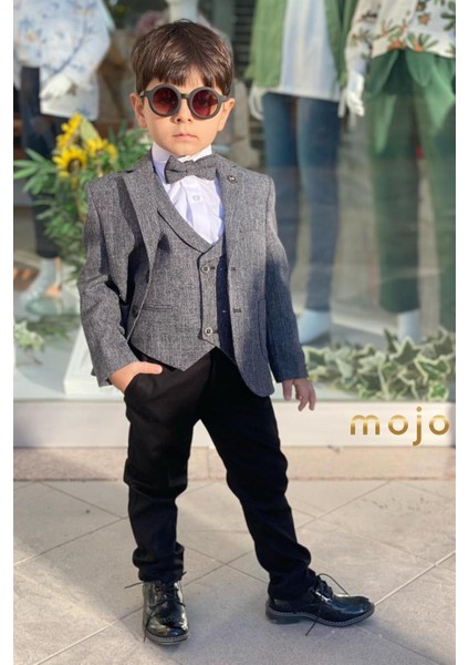 Erkek Çocuk Spor Yelekli Takım 20273 Gri indirimleri