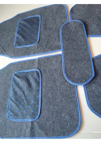 Hyundaı Uyumlu Mavi Kapitone Topuk Destekli Oto Halı Paspas Halı 2d fiyatları