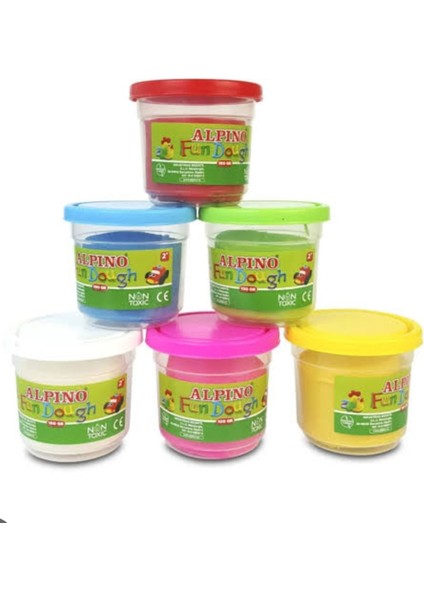 6 Renkli Hamur Seti – El Becerisi ve Yaratıcılık Için