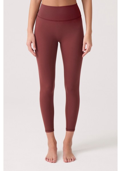 x Ece Bordo Yüksek Bel Spor Tayt Mono Leggings modelleri