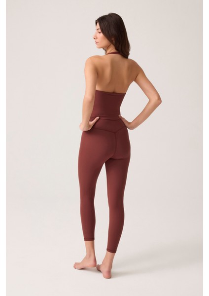 x Ece Bordo Yüksek Bel Spor Tayt Mono Leggings indirimleri