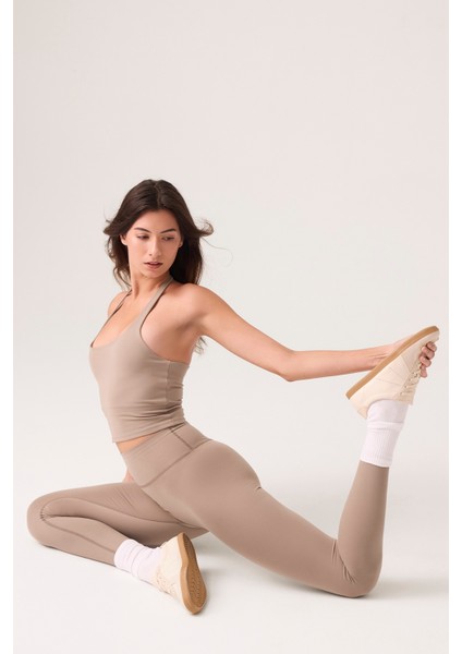 x Ece Vizon Yüksek Bel Spor Tayt Mono Leggings