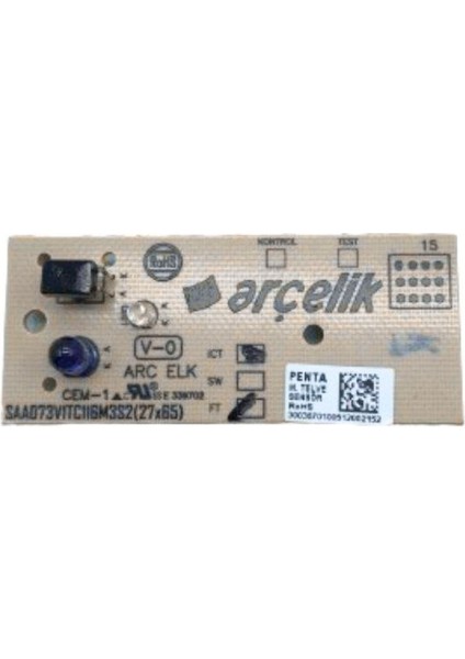 Beko Bkk - 2113 M Mini Keyf Türk Kahve Makinesi ile Uyumlu Sensör ve Başlatma Butonu Kartı