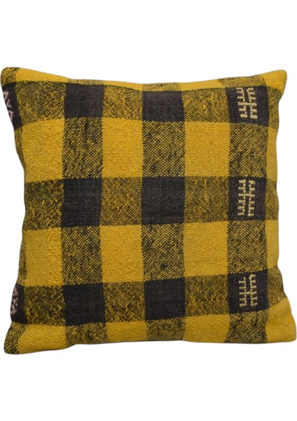 Yeni El Dokuma Dekoratif Kilim Kırlent Yastık Kılıfı 6540