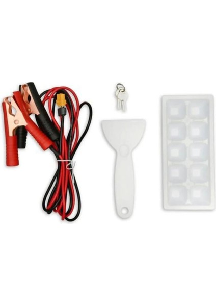 Karavan/tekne Buzdolabı 50 Litre 12V/24V - Tamperli Cam Kapak - Siyah fırsatları