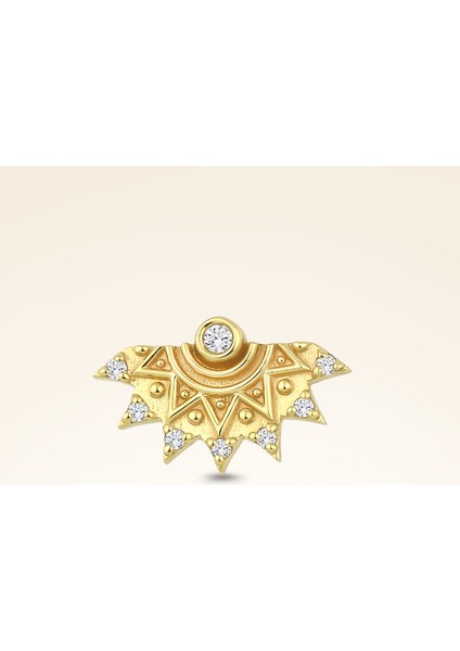 0,04 Karat Pırlanta Taşlı Tragus Piercing