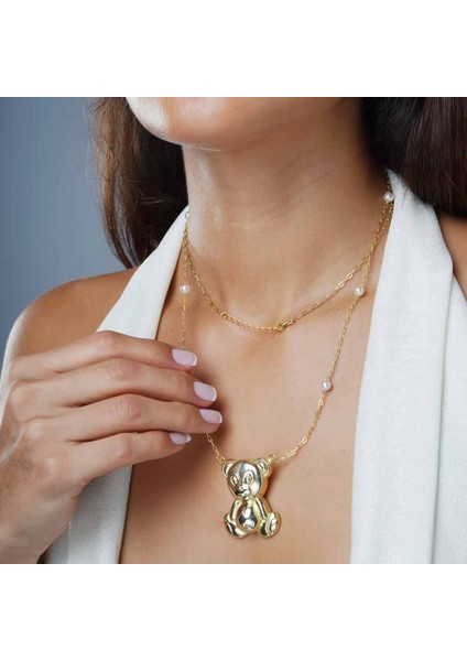 925 Ayar Papatya Silver Ayıcık Kolye,ayı Kolye,ayıcıklı Kolye,ayıcık<rose,gold,rodaj> fiyatları