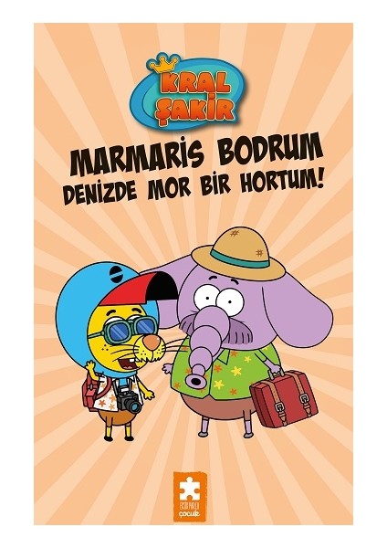 Kral Şakir 14 - Marmaris Bodrum Denizde Mor Bir Hortum (Ciltli)