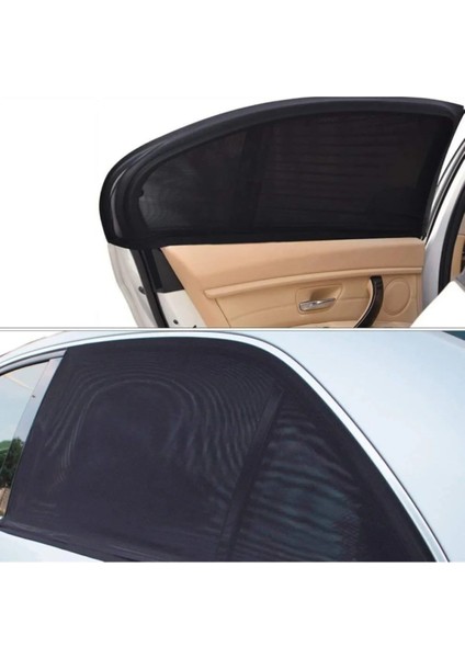 2 Adet Oto Güneşlik Perde Araba Yan Cam Perdesi Seyahat Güneş Önleyici Arka Koltuk Güneşliği Tr fırsatları
