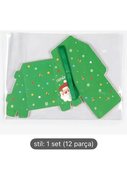 12'li Paket Noel Yılbaşı Hediye Kutuları fiyatları