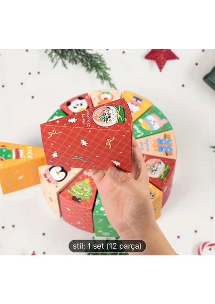 12'li Paket Noel Yılbaşı Hediye Kutuları indirimleri