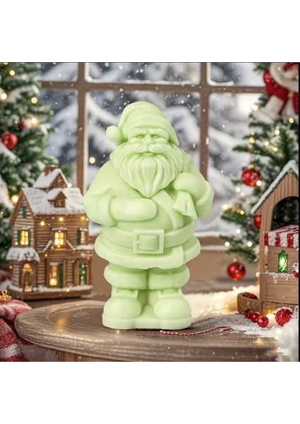 Noel Baba Figürlü Doğal Soya Mum fiyatları