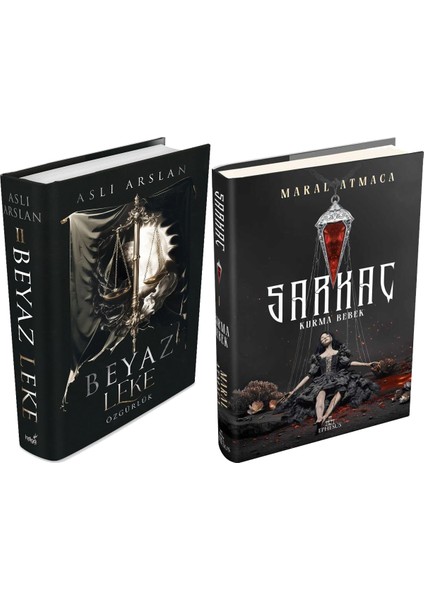 Sarkaç 1 Kurma Bebek Ciltli ve Beyaz Leke 2 Özgürlük Ciltli Aslı Arslan 2li Set