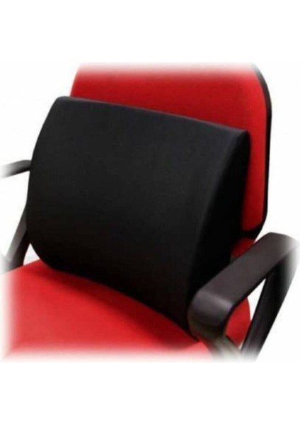 Oto Araç Ortopedik Bel Destek Yastığı Koltuk Sırt Minderi Desteği Yastık Destekli Minder Dik Duruş T