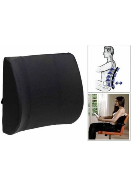 Oto Araç Ortopedik Bel Destek Yastığı Koltuk Sırt Minderi Desteği Yastık Destekli Minder Dik Duruş T modelleri