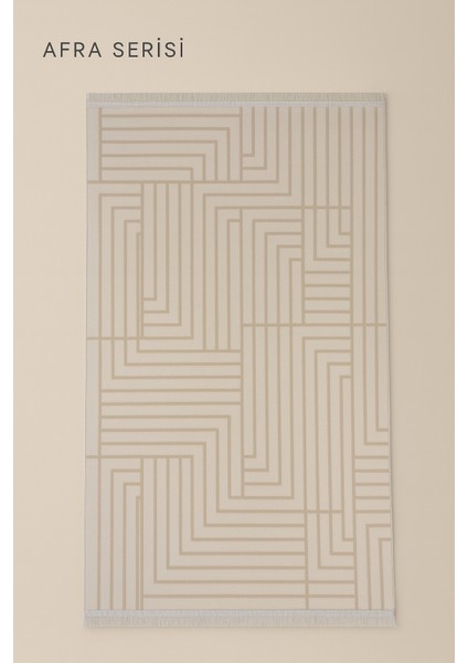 Afra Serisi Leke Tutmaz Kolay Temizlenir Toz Yapmaz Modern Akrilik Halı
