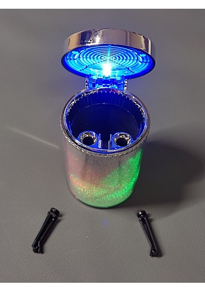 Hyundaı Accent Era 1.4 Expo Gold (Y) Araca Uygun Rgb 7 Renkli LED Işıklı Araç Içi Küllük Cn