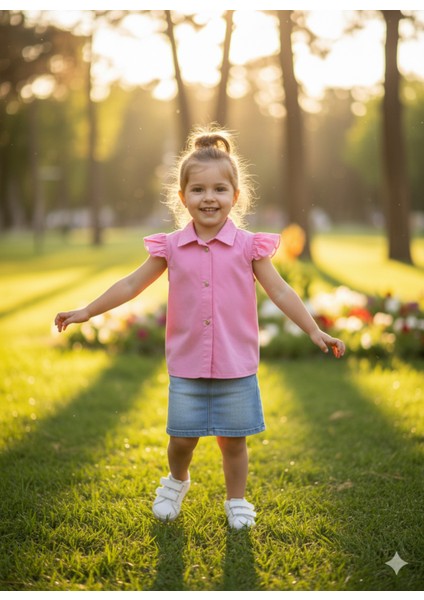 Kız Çocuk Gömlek Paraşüt Holiday modelleri
