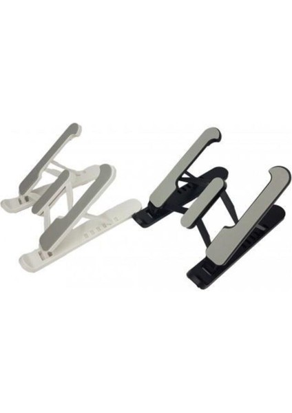 Tablet Telefon Standı Masa Üstü Katlanabilir Hafif Kompakt Beyaz Plastik fiyatları