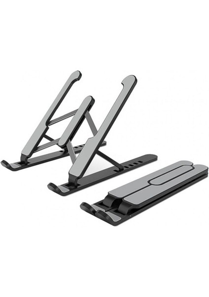 Tablet Telefon Standı Masa Üstü Katlanabilir Hafif Kompakt Beyaz Plastik