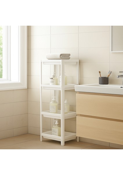 Rosie 4 Raflı Çok Amaçlı Banyo & Mutfak Düzenleyici Raf
