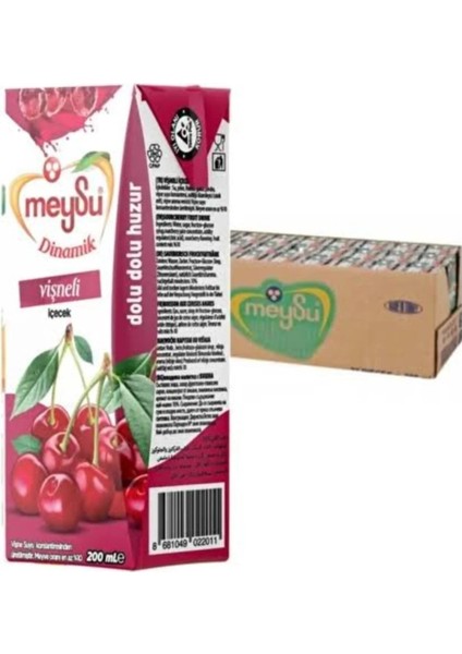 Vişneli Meyve Suyu – 200 ml x 27’li Paket