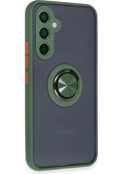 Xmpdby Newface Samsung Galaxy A54 5g Kılıf Montreal Yüzüklü Silikon Kapak - Yeşil fiyatları