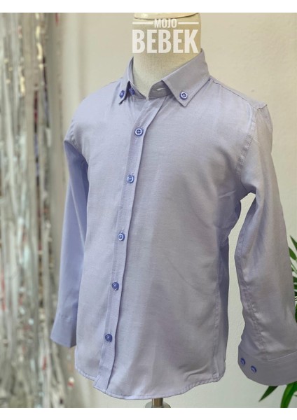 Erkek Çocuk Düğmeli Yaka Gömlek 4001 Mavi fiyatları