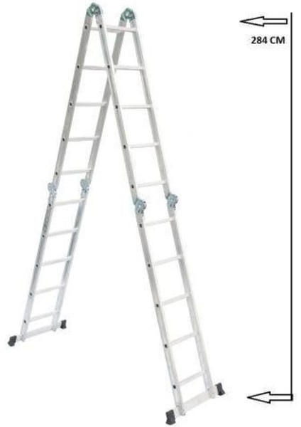 20 Basamaklı Alüminyum Akrobat Orijinal Marka Merdiven 5,75 Metre 4x5 Kırmalı fiyatları