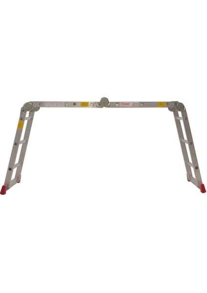 20 Basamaklı Alüminyum Akrobat Orijinal Marka Merdiven 5,75 Metre 4x5 Kırmalı