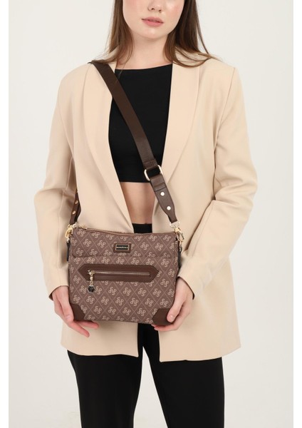 Kahve SP1110 Kadın Çapraz Çanta
