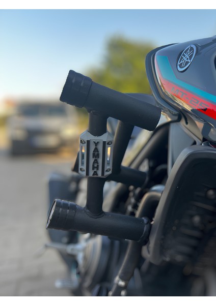 Yamaha MT125/25/07/09/10 Crash Bar Kırmızı Siyah Motor Koruma Aksesuarı (Yan TAMPON)1ADET indirimleri