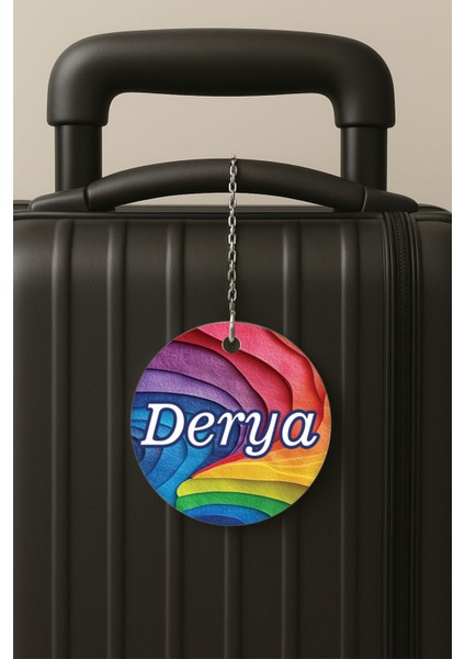 Kişiye Özel Isim Soyisim Kelime Yazılı Pleksi Bavul Etiketi Valiz Etiketi Isim 5