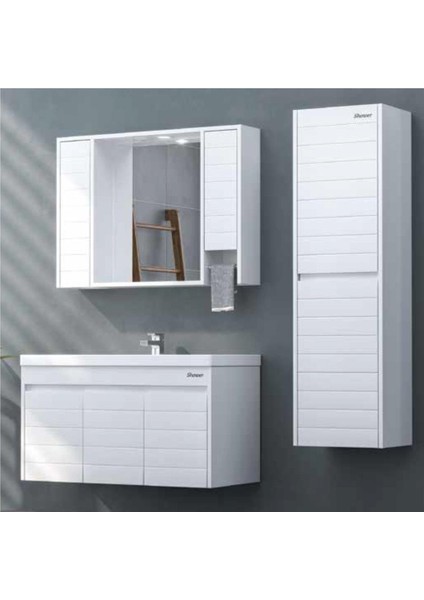 Vesta Banyo Dolabı 100 cm (Boy Dolabı Dahil Değildir.)