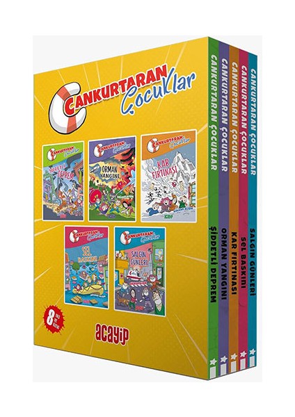 Cankurtaran Çocuklar Kutulu 5 Kitap