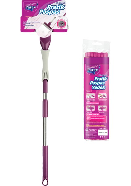 Pratik Paspas Çift Sıkmalı Yedek Hediyeli modelleri