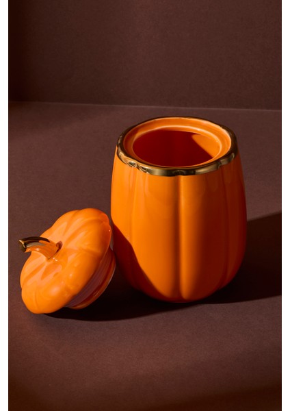 Balkabak S Kapaklı Porselen Kavanoz 13X8.5 cm fiyatları