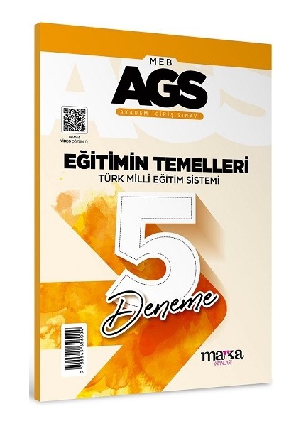 2025 Meb Ags Eğitimin Temelleri Türk Milli Eğitim Sistemi 5 Deneme Tamamı Video Çözümlü
