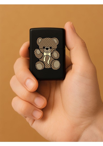 Özel Tasarım Şık ve Dayanıklı Uv Desenli Baskılı Benzinli Metal Çakmak Lvbear