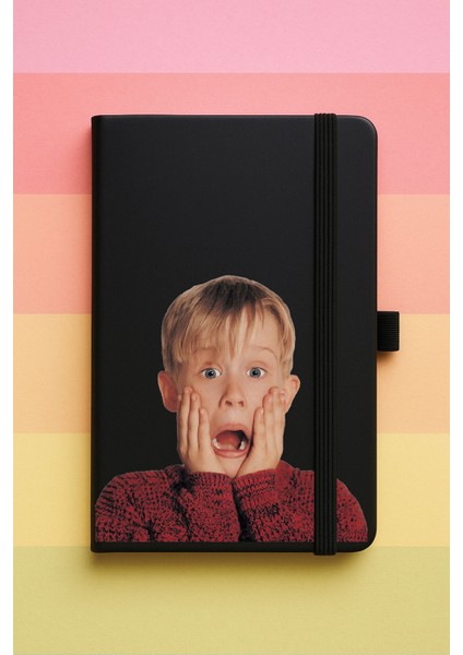 Evde Tekbaşına Baskılı Tarihsiz Yuvarlak Köşeli Desenli Uv Termo Defter