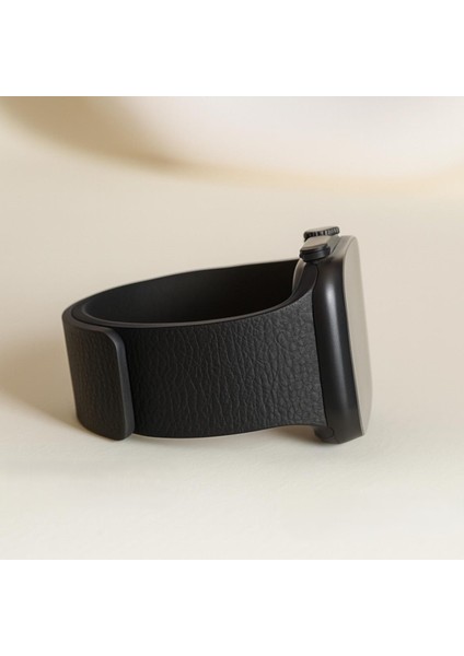 Apple Watch Series 11/10/9/8/7/se/se2/se3/ultra/ultra2/ultra3 Uyumlu 42/44/45/46/49MM Deri Görünümlü Yumuşak Dokulu Manyetik Mıknatıslı Kordon fiyatları