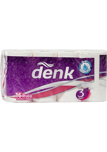 2 Adet Denk Tuvalet Kağıdı 16 Lı 3 Katlı