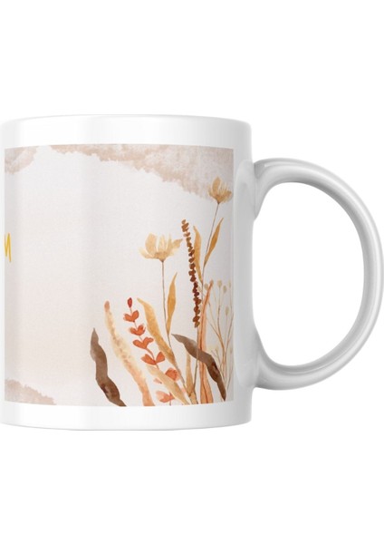 Özel Porselen Kupa Bardak - Ev-Ofis Doğum Günü Hediyesi - "bize Biraz Umut, Diyalog, Karavan Lazım" modelleri