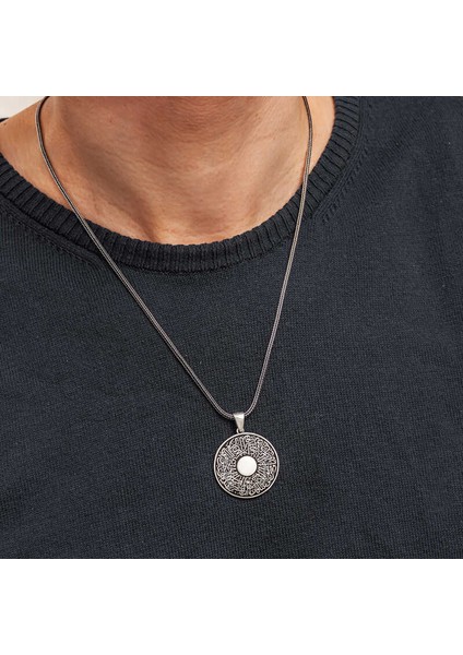 Gümüş İnşirah Suresi Erkek Kolye