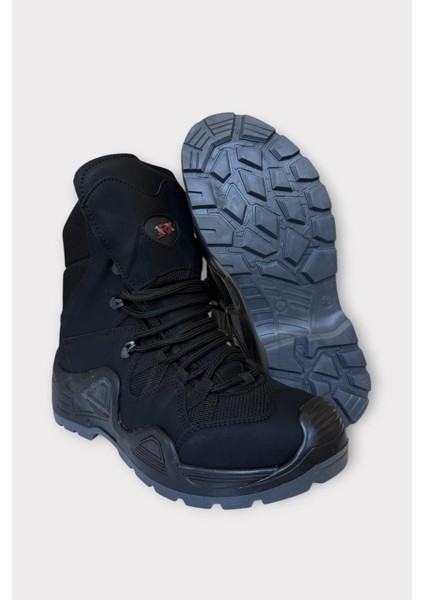 Kışlık Çöl Botu Taktikal Su Geçirmez ve Kaymaz Taban Erkektrekking & Outdoor Bot Siyah