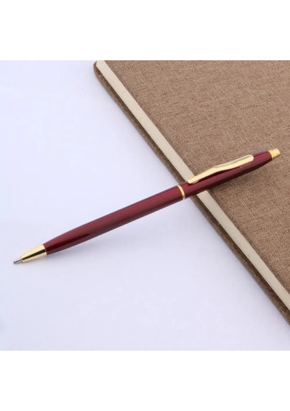 Lüks Yüksek Kaliteli Marka 0.7 Nib Metal Tükenmez Kalem Klasik Tasarım Lacivert Topu Kalem Kırtasiye Ofis Malzemeleri Yazma: A17 (Yurt Dışından)