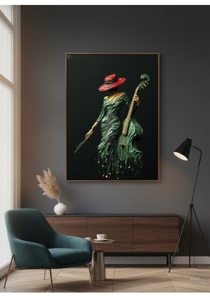 Melodinin Rengi - Modern Sanat Kanvas Tablosu fiyatları