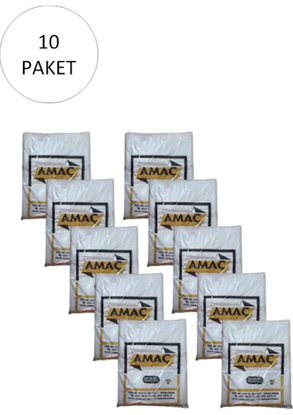 Şeffaf Hışır Atlet Poşet Büyük Boy 29X52 cm 650 gr (10 Paket-Takriben 1,500 Adet)